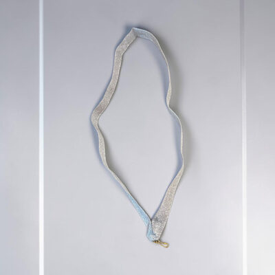 Medaljband-Metallic-Silver