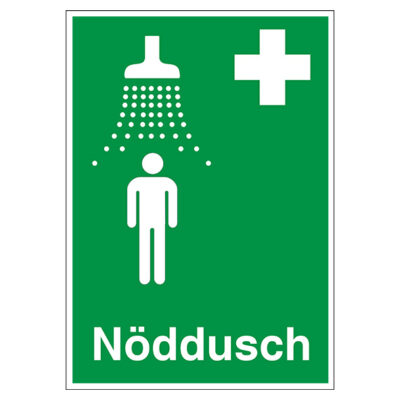 Nödskylt Nöddusch