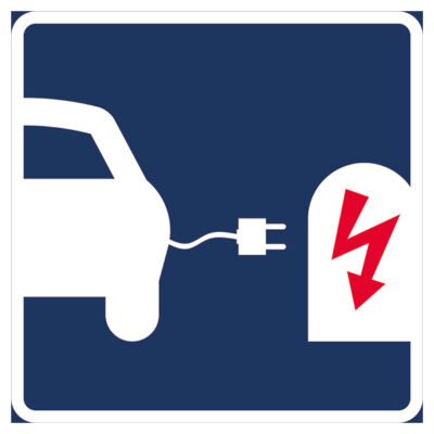 Parkeringsskylt Laddplats T24