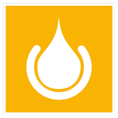 Standardskylt för spillredskap endast symbol