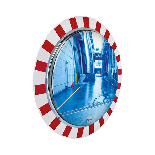 Trafikspegel rund 600mm rostfritt stål