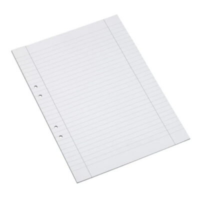 Arbetsblad Bantex Linjerat 9mm Lösblad A4 70g