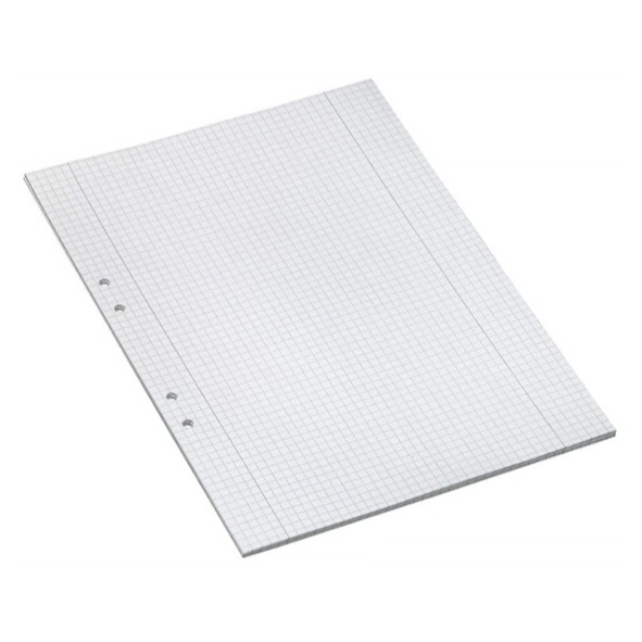 Arbetsblad till skola Bantex Rutat 5x5mm Lösblad A4 70g