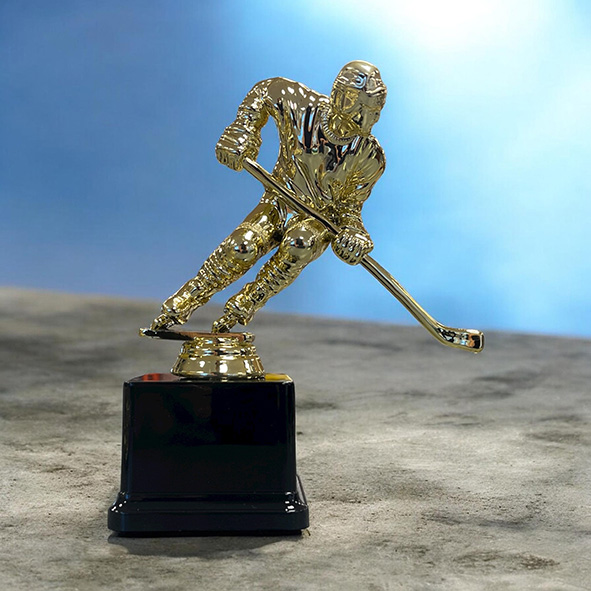 Hockeystatyett-Guld-175mm