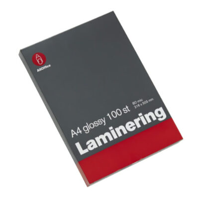 Lamineringsficka 2x80mic Klar A4