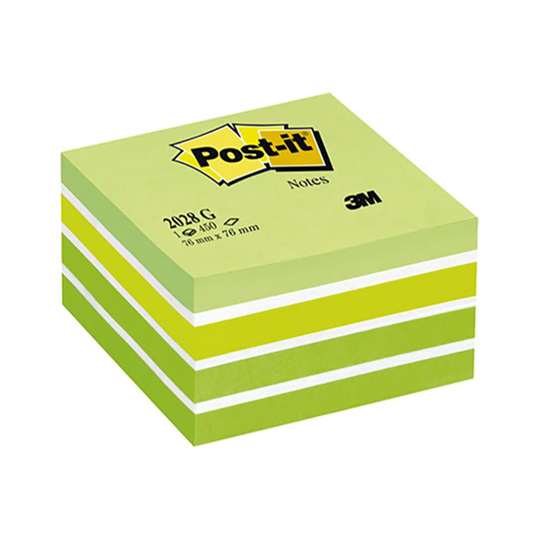 Notiskub Post-it Fresh Green 76x76mm 450 Blad