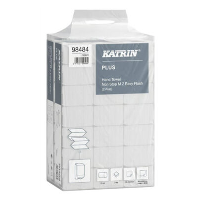 Pappershandduk Katrin M Plus 2-lg Spolbar 203x255mm