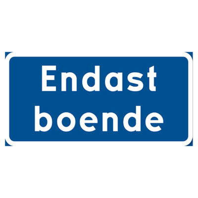 Parkeringsskylt Vägskylt Endast Boende