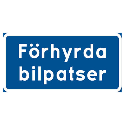 Parkeringsskylt Vägskylt Förhyrda bilplatser