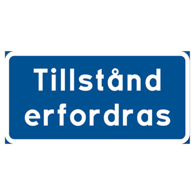 Parkeringsskylt Vägskylt Tillstånd erfordras