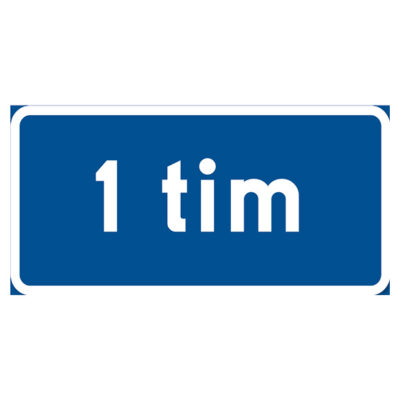 Parkeringsskylt Vägskylt 1 timme