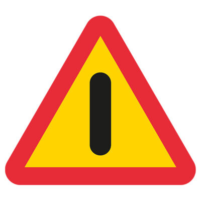 A40 Vägskylt Vägmärke Varning annan fara