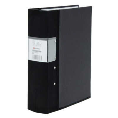 Gaffelpärm Premium FSC 80mm Svart A4