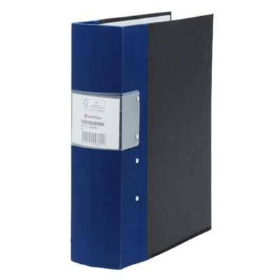 Gaffelpärm Premium FSC 80mm blå A4