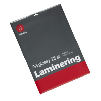 Lamineringsficka 2x125mic Klar A3 25-pack