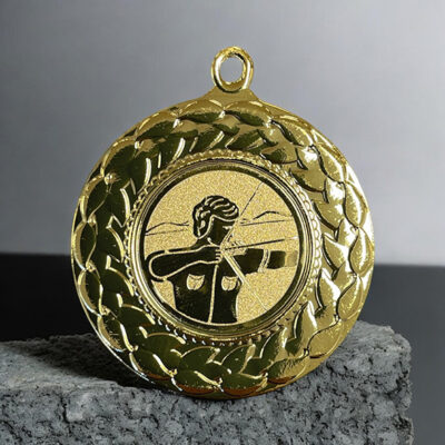 Medalj-Bagskytte-Guld-40mm
