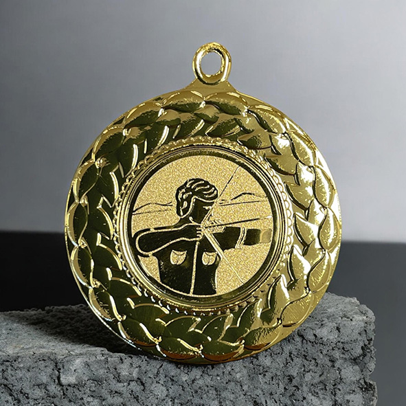 Medalj-Bagskytte-Guld-40mm