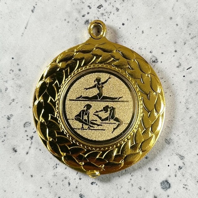 Medalj-Gymnastik-Guld-45mm