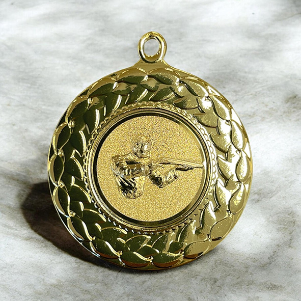 Medalj-Skytte-Guld-40mm