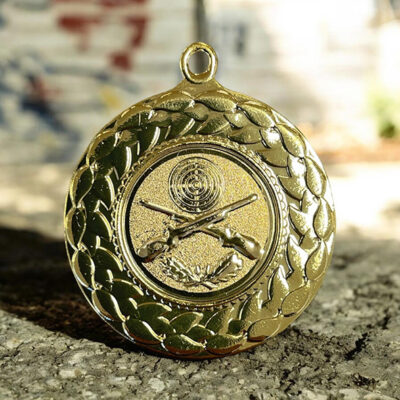 Medalj-Skytte-Guld-40mm