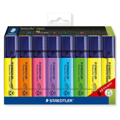 Överstrykningspenna Staedtler Textsurfer 364 Sorterade Färger