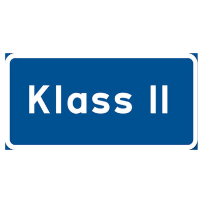 Parkeringsskylt Vägskylt Klass II