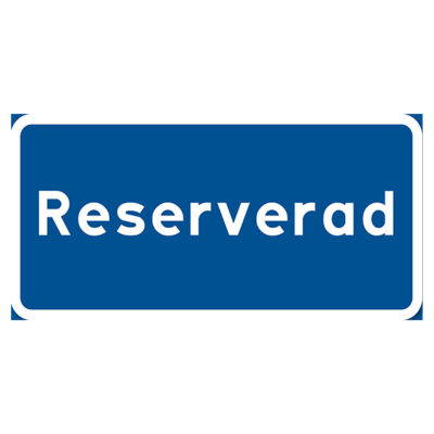 Parkeringsskylt Vägskylt Reserverad
