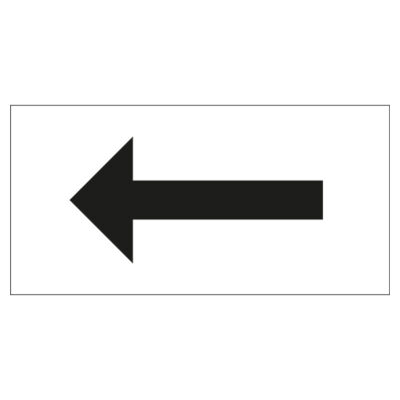 Parkeringsskylt Vägskylt T11-4 Utsträckning pil åt vänster
