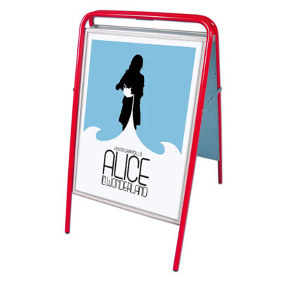 Gatuställ Sign röd 50x70cm