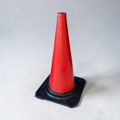 Kon gummi 50 cm röd Sisas