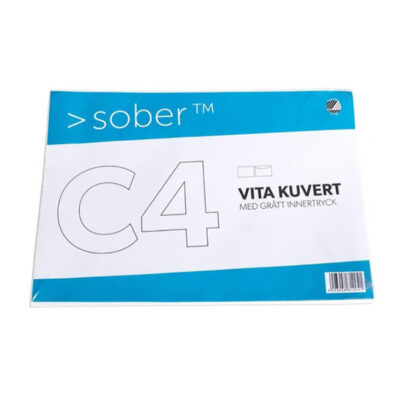 Kuvert Sober C4 Remsa Vit 100g 50-pack