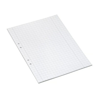 Arbetsblad Bantex Rutat 10x10mm Lösblad A4 70g