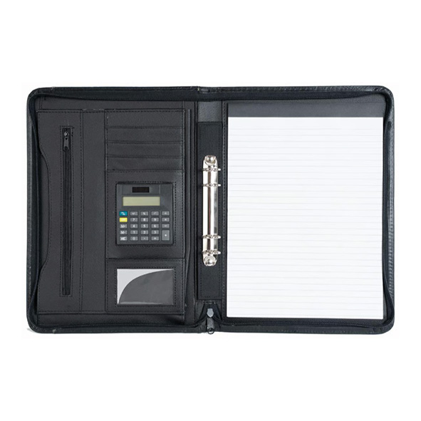 Dokumentmapp Carlo 81653 med ringmekanism svart