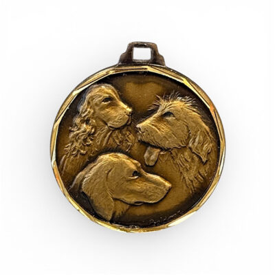 Medalj-Hundar-32mm-Brons