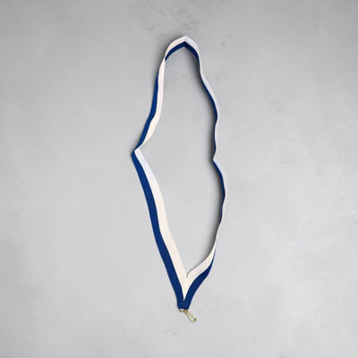 Medaljband-Blå-vit