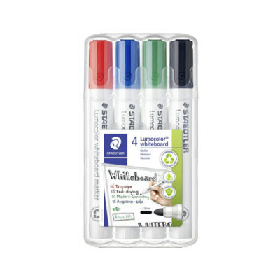 Whiteboardpenna Staedtler Lumocolor 4-färger 2mm