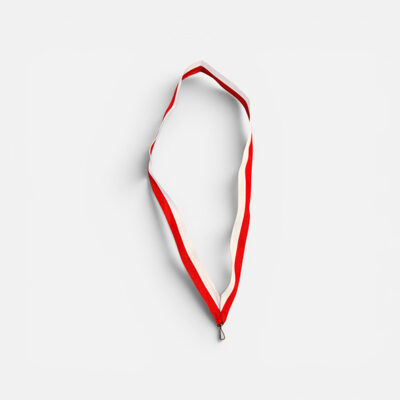 Medaljband-Röd-vit
