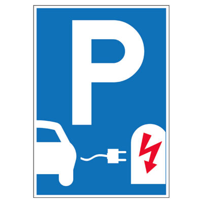 Parkeringsskylt Laddplats T24 med P